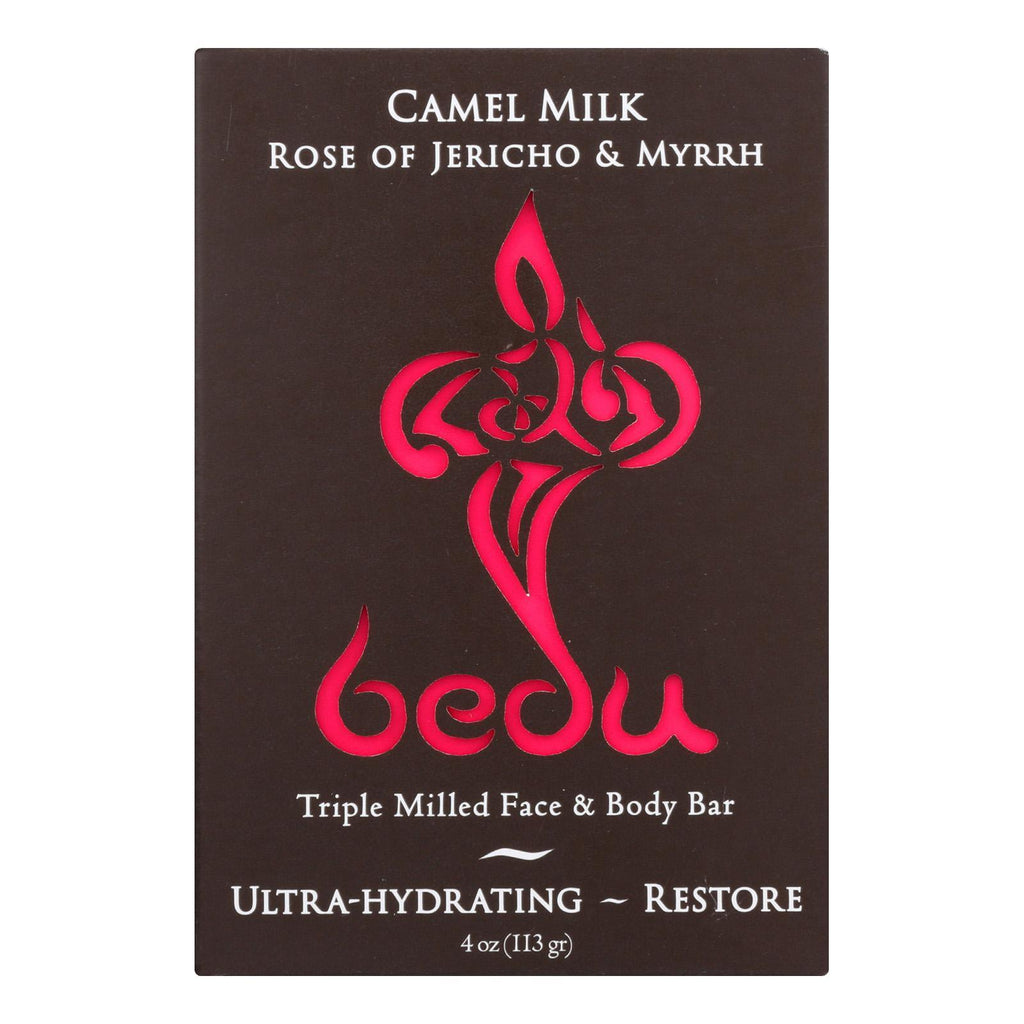 Bedu Face And Body Bar - Rose Of Jericho And Myrrh - Case Of 6 - 4 Oz.