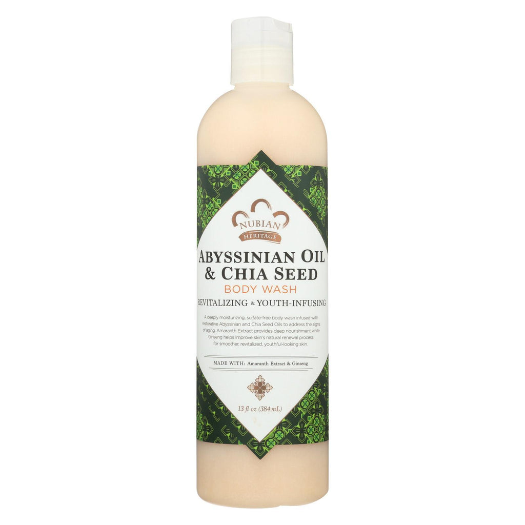 Nubian Heritage Body Wash - Abyssinian - 13 Oz.