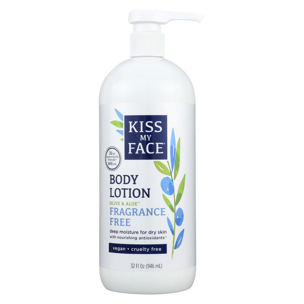 Kiss My Face Body Lotion - Olive & Aloe - 32 Fl Oz