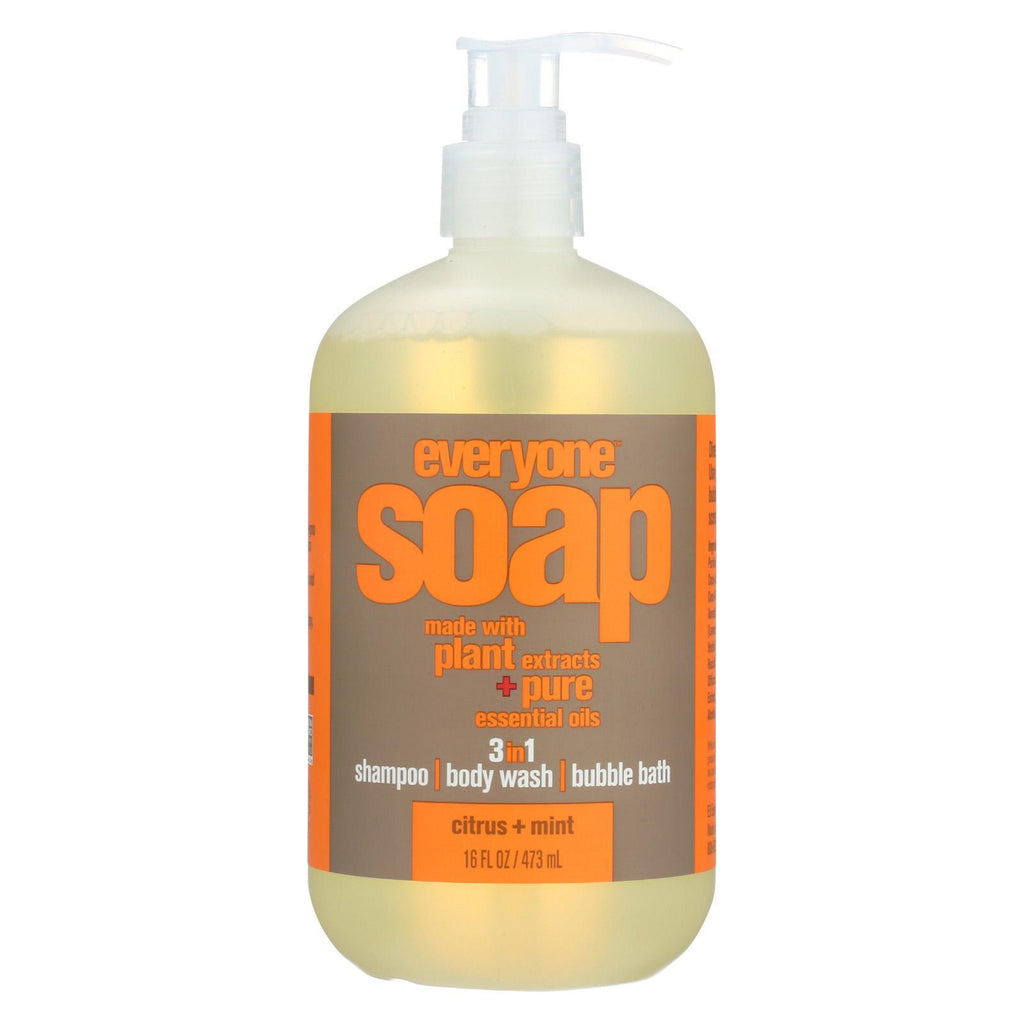 Everyone Soap - 3 In 1 - Citrus - Mint - 16 Fl Oz