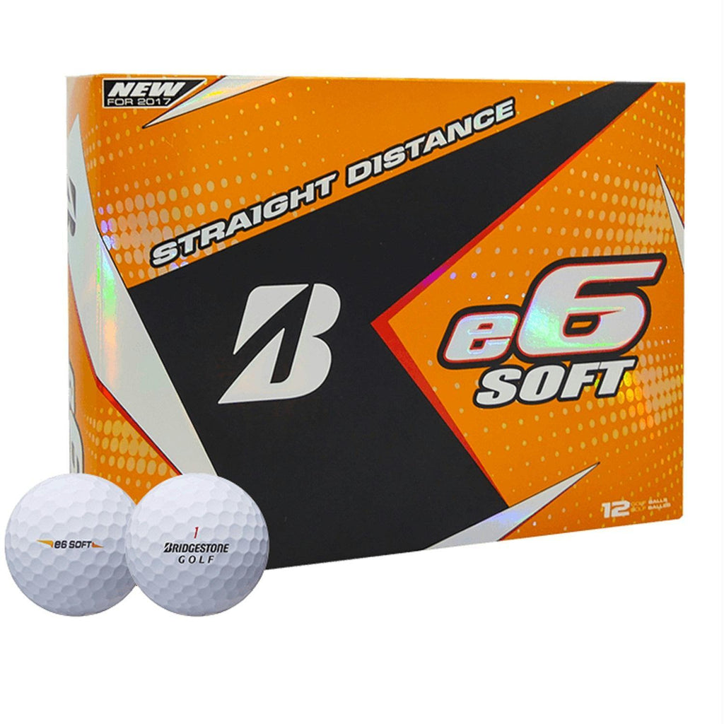 Bridgestone 2017 e6 Soft Golf Balls - Dozen White