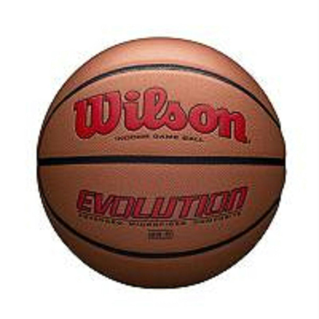 Wilson Evolution Intermediate Size Game Basketball-Scarlet