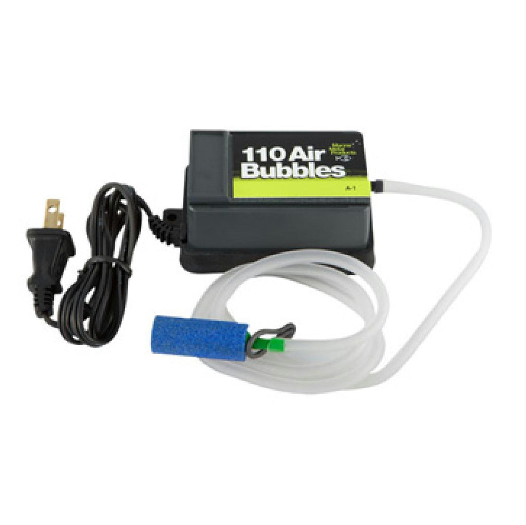 Marine Metal 110V Air Pump With Tubing and Air Stone A-1