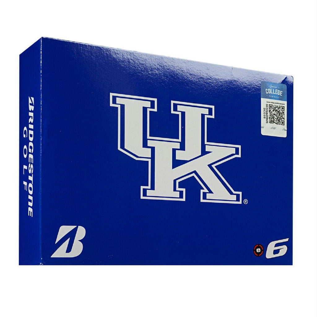 Bridgestone E6 Kentucky Wildcats Golf Balls-Dozen