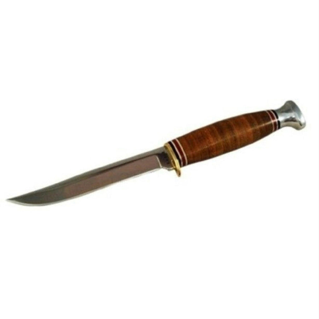 Ka-Bar Little Finn Hunter Knife with Leather Sheath