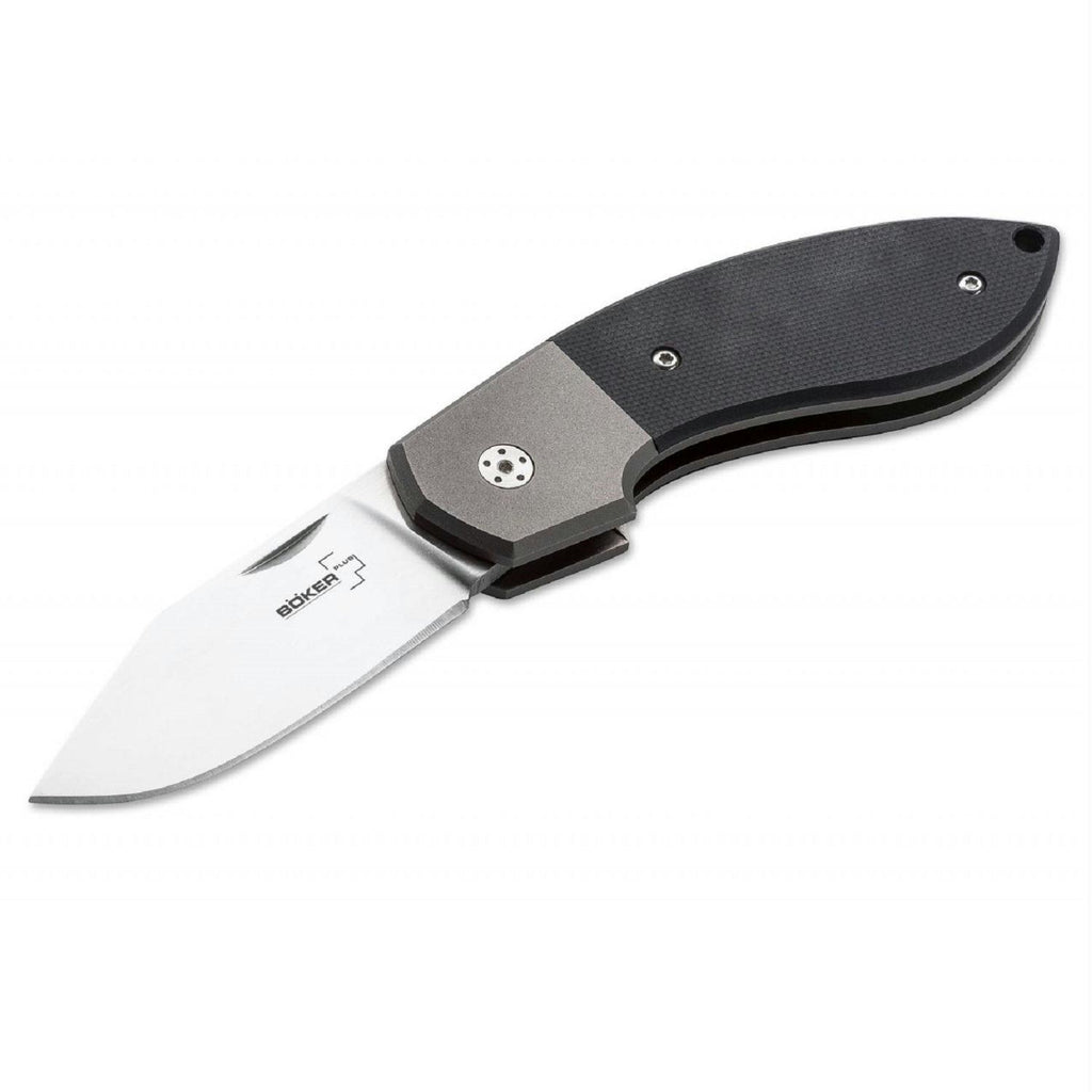 Boker Plus BB Folder - Black titanium Handle - Satin Plain