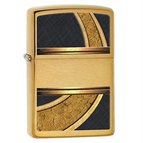 Zippo Gold And Black Lighter 28673
