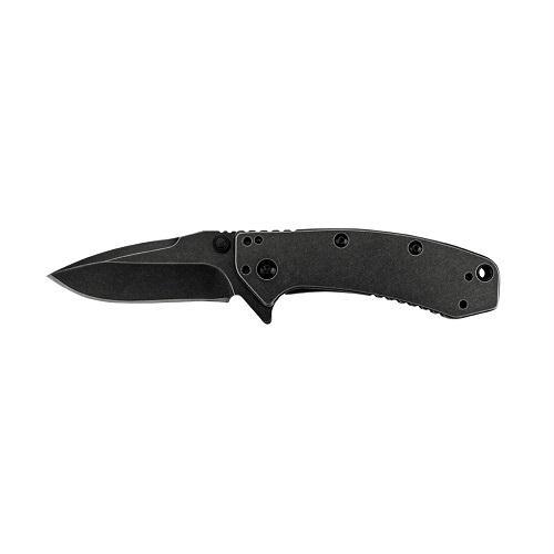 Kershaw Cryo Assisted 2.75 in Blackwash Plainedge Black SS