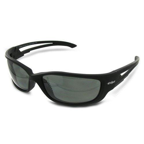 Edge Eyewear Kazbek XL Polarized Black Frame Smoke Lens