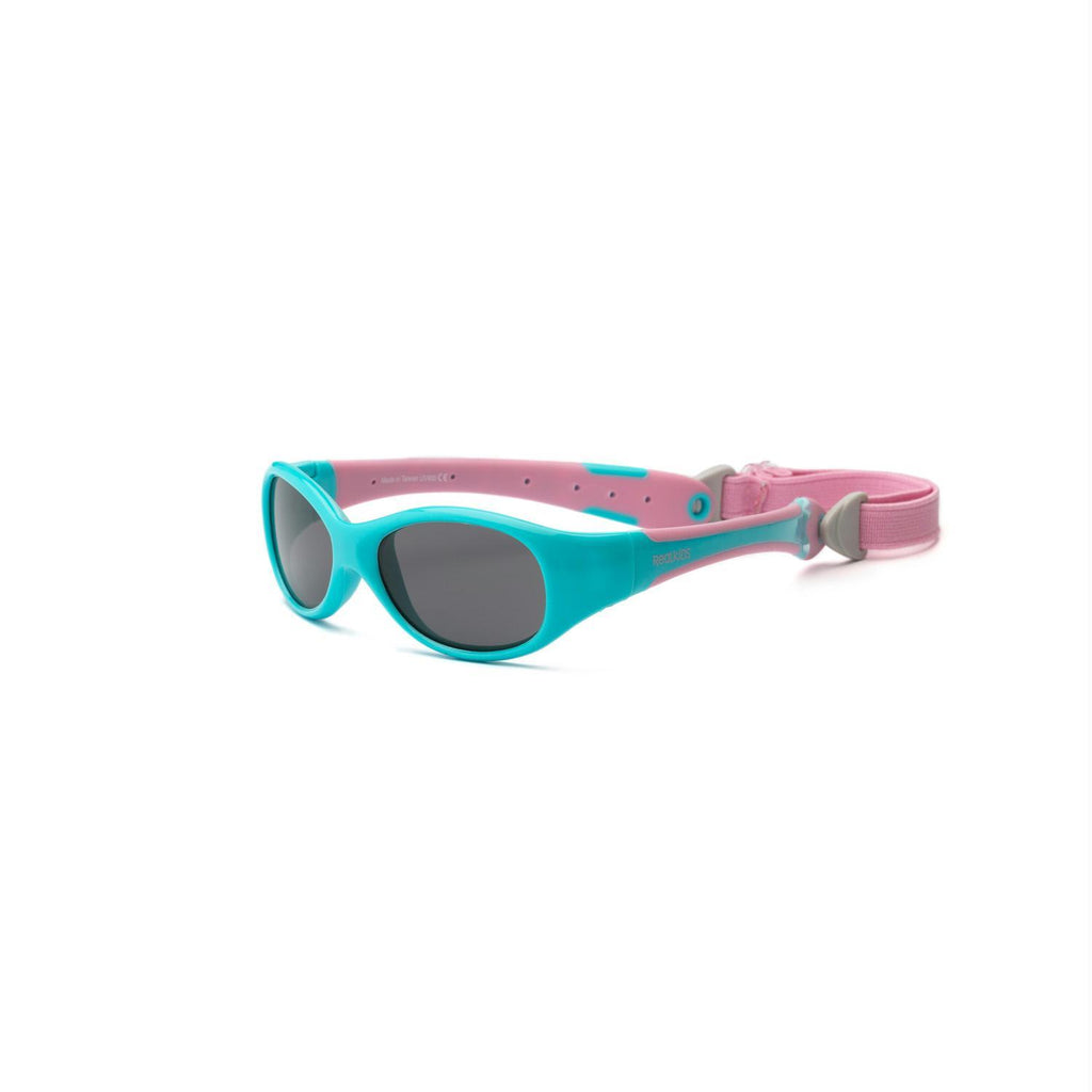 Real Kids Aqua-Pink Flex Fit Removable Band Smoke Lens 0+