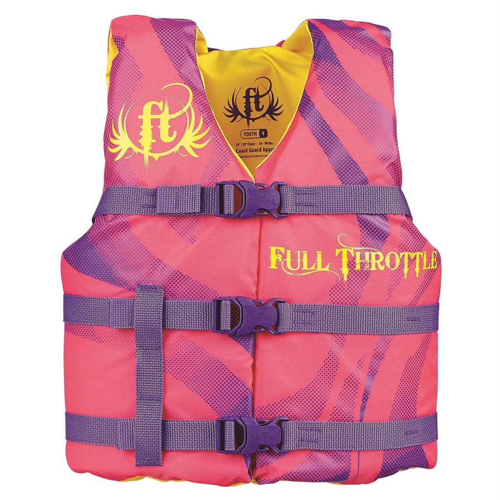 Full Throttle Youth Character Vest-Pink