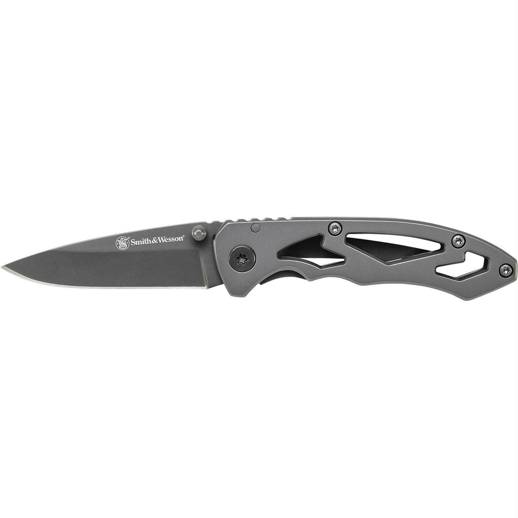 Smith & Wesson Frame Lock Folding Knife Grey