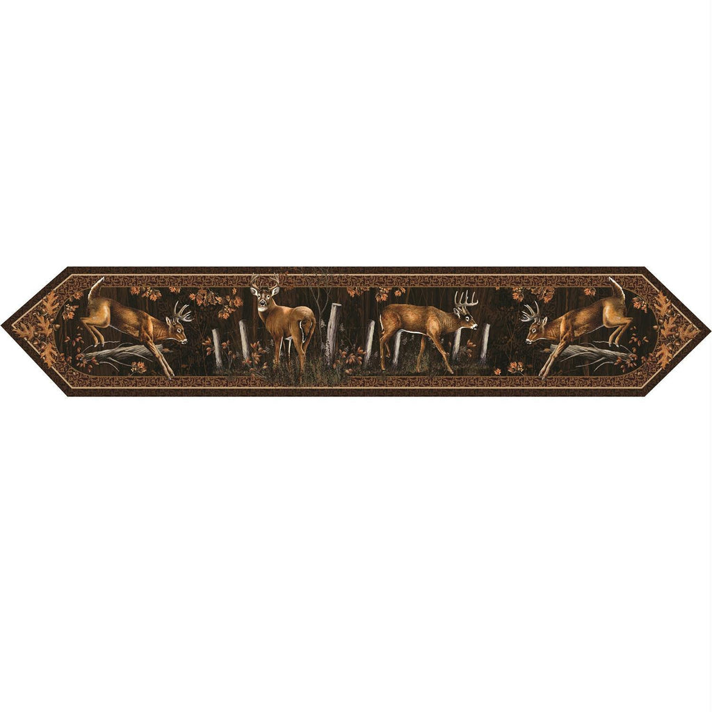 Rivers Edge Deer Table Runner 71in x 13in