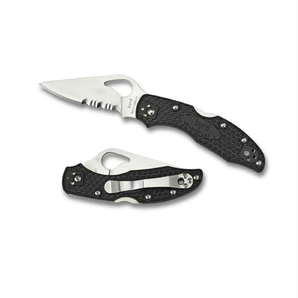 Byrd by Spyderco Meadowlark 2 3.0 Plainedge Titanium Handle
