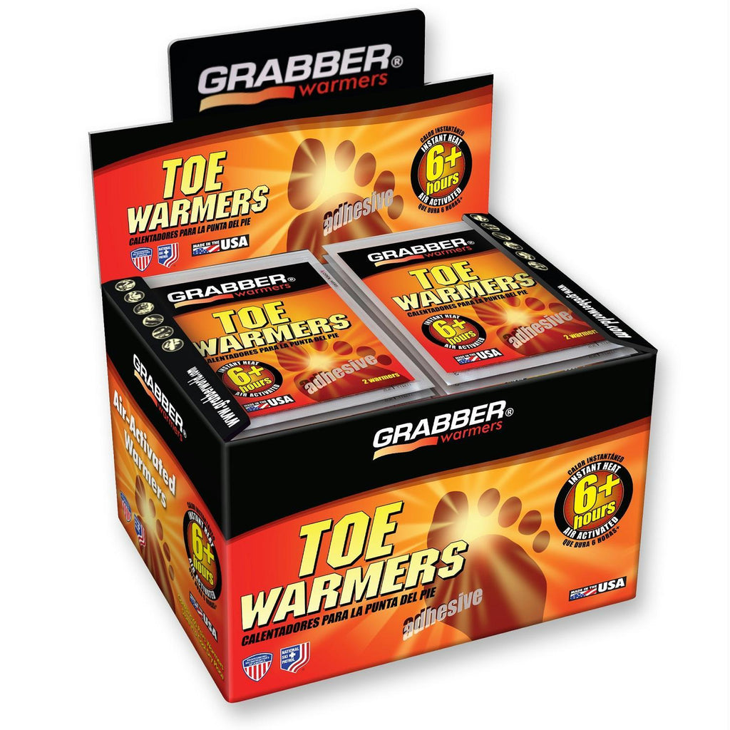 Grabber 6 Hour Toe Warmers - Box of 40 Pairs