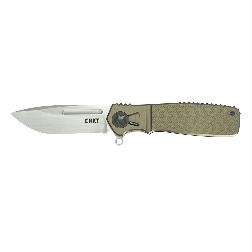 CRKT Homefront Folder 3.5 Plain Tan Aluminum Handle