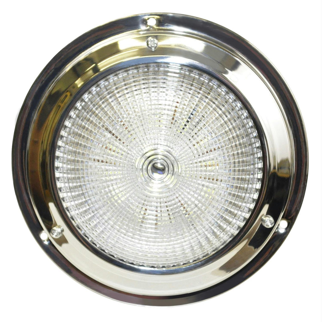 SeaSense 5-1-2in Dome 18 LED White Stainless Steel Light