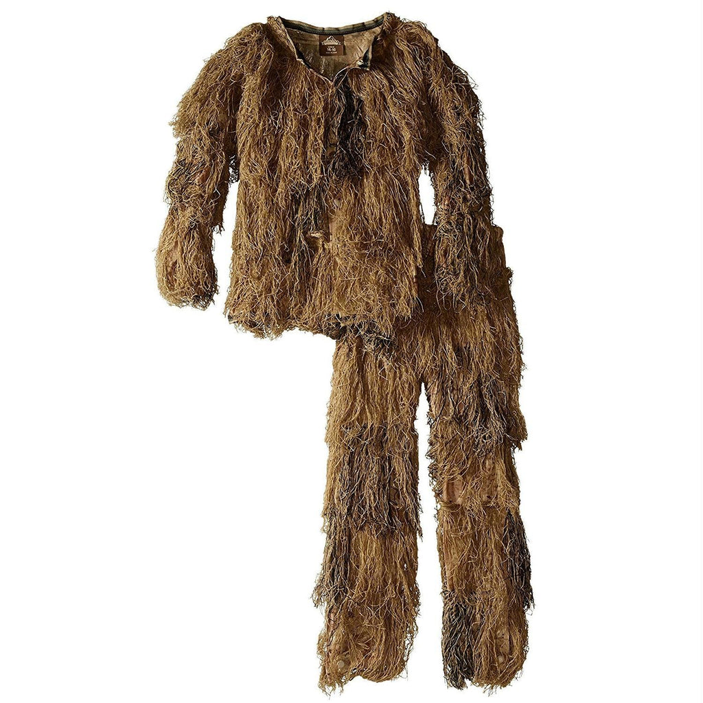 Red Rock 5-Piece Ghillie Suit Woodland Camo Youth Size 10-12