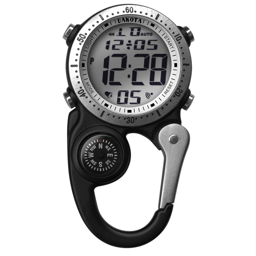 Dakota Black Digi Clip Watch