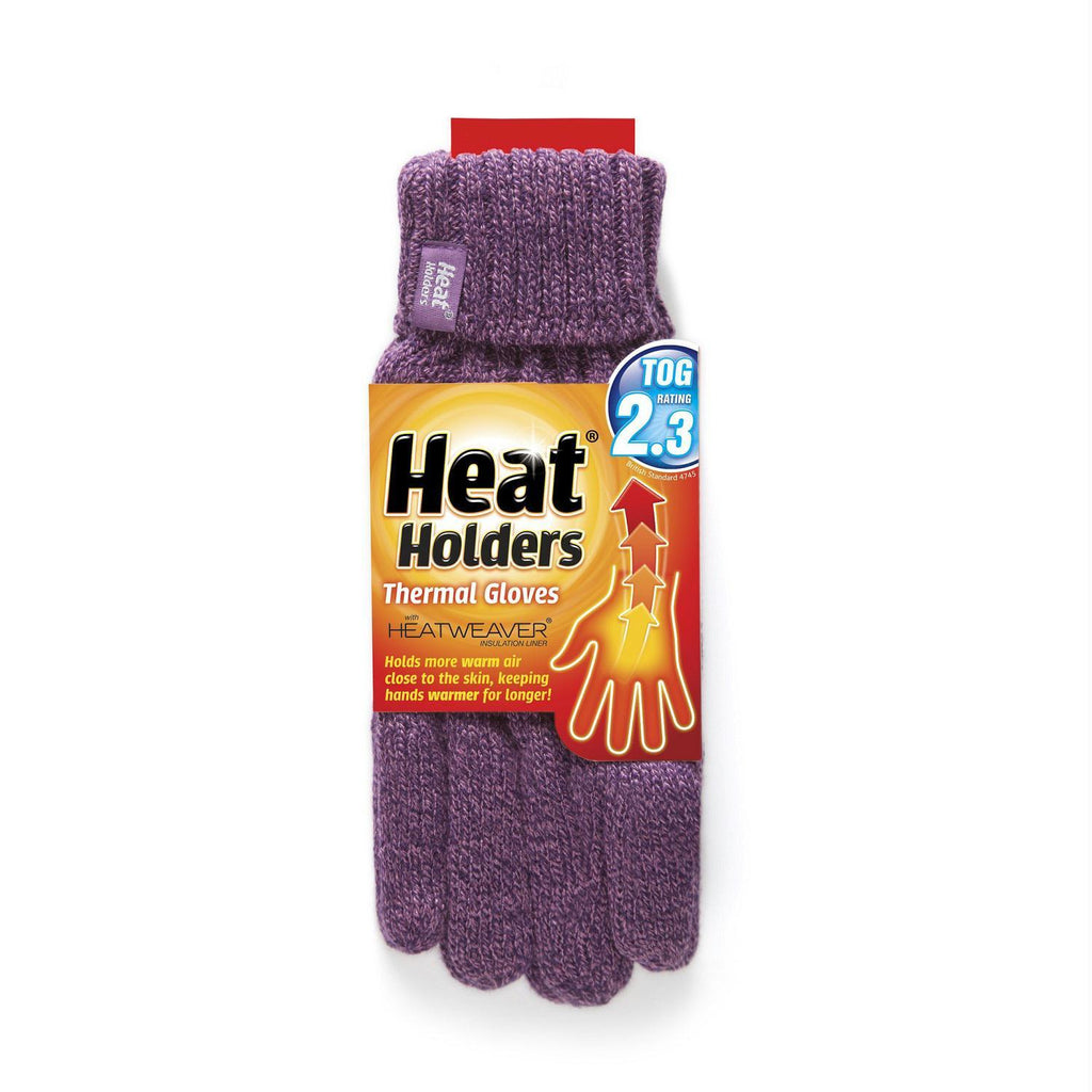 Heat Holders Ladies Gloves - Purple L-XL