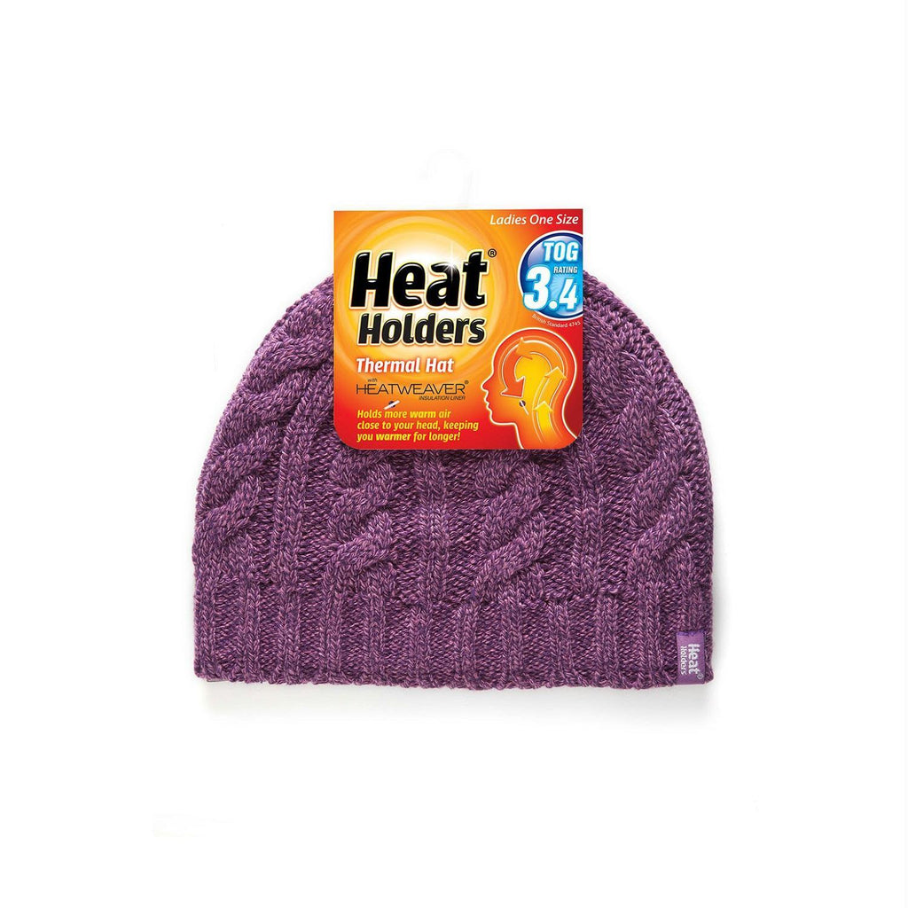 Heat Holders Ladies Hat One Size - Purple