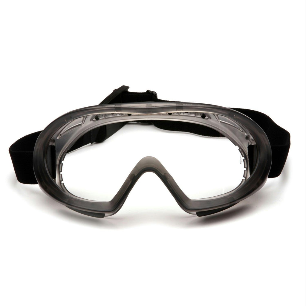 Pyramex Capstone Shield Clear AF Lens Goggle w-Clear Shield