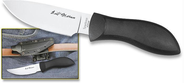 Spyderco Bill Moran Black FRN-Kraton Inlay Drop Point