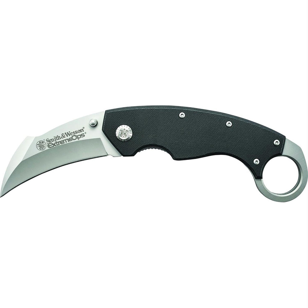 Smith & Wesson Extreme Ops Liner Lock Karambit Folding Knife
