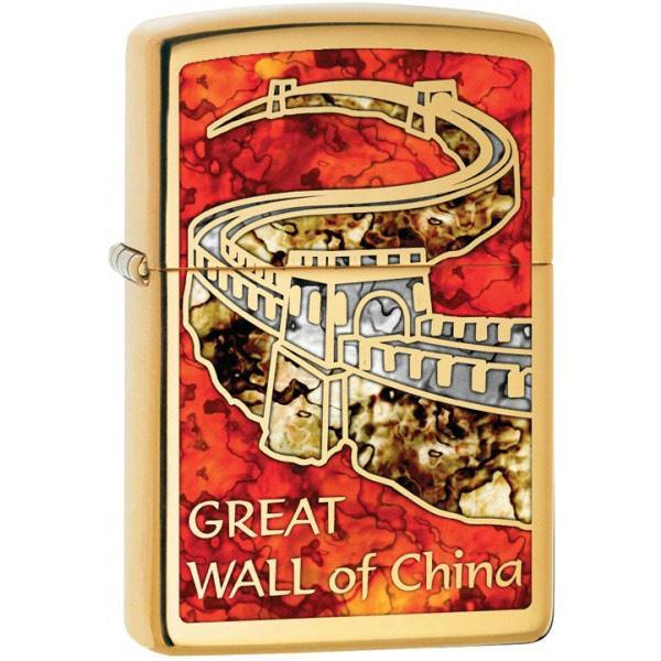 Zippo Brass Fusion The Great Wall of China Lighter
