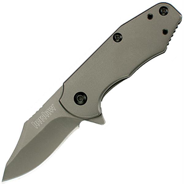 Kershaw Ember Assisted 2.0 in Gray Plainedge Gray Stainless