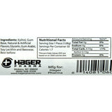 Hager Pharma Xylitol Chewing Gum - Cranberry - 30 Ct - Case Of 6
