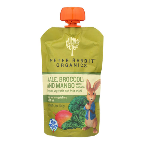 Peter Rabbit Organics Veggie Snacks - Kale, Broccoli And Mango With Banana - Case Of 10 - 4.4 Oz.
