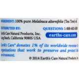 Earth's Care Essential Oil - 100 Percent Pure - Austr Tea Tree - 1 Fl Oz