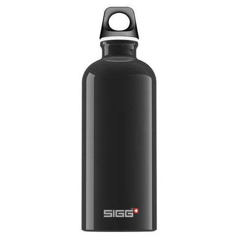 Sigg Water Bottle - Traveller - Black - .6 Liter