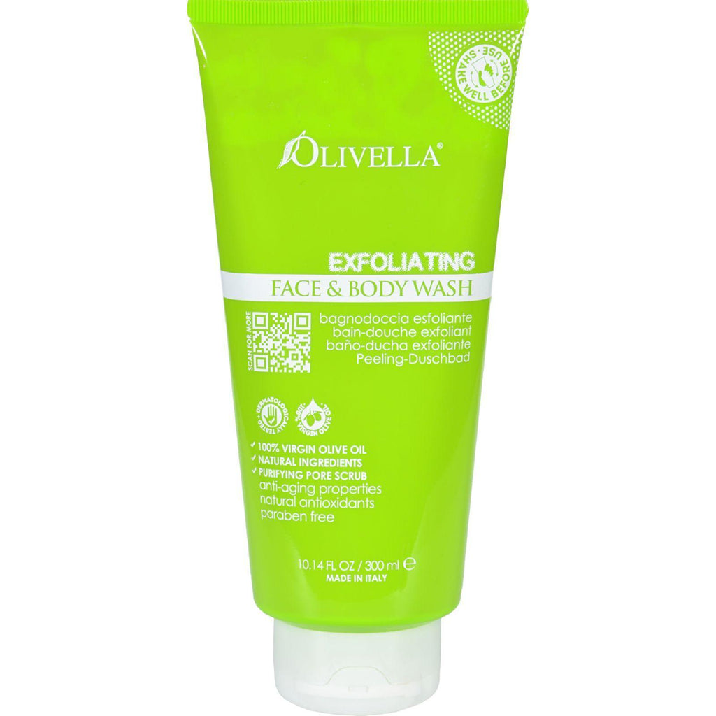Olivella Face And Body Wash - Exfoliating - 10.14 Fl Oz