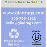 Gladrags Day Pad - Plus - Cotton - Organic - Natural - 1 Count
