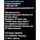 Bobble Water Bottle - With Carry Tether Cap - Medium - Lime - 18.5 Oz