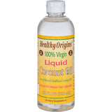Healthy Origins Coconut Oil - Liquid - 100 Percent Virgin - 20 Oz