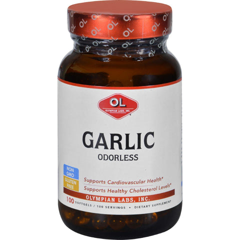 Olympian Labs Garlic - Odorless - 100 Softgels
