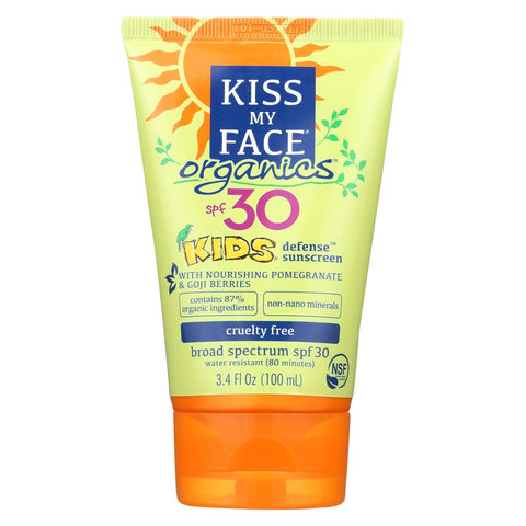 Kiss My Face Sunscreen Lotion - 3.4 Fl Oz.