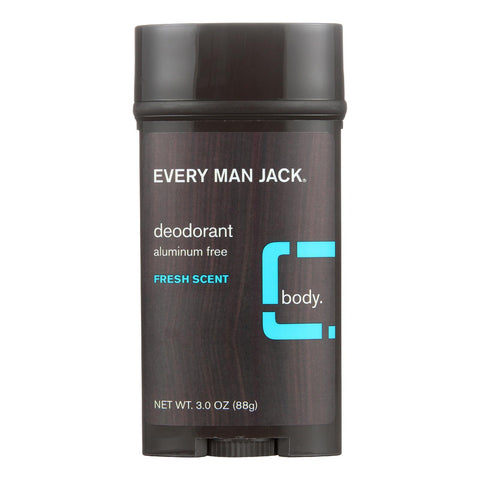 Every Man Jack Body Deodorant - Fresh Scent - 3 Oz