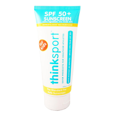 Thinksport Sunscreen - Safe - Kids - Spf 50 Plus - Family Size - 6 Oz
