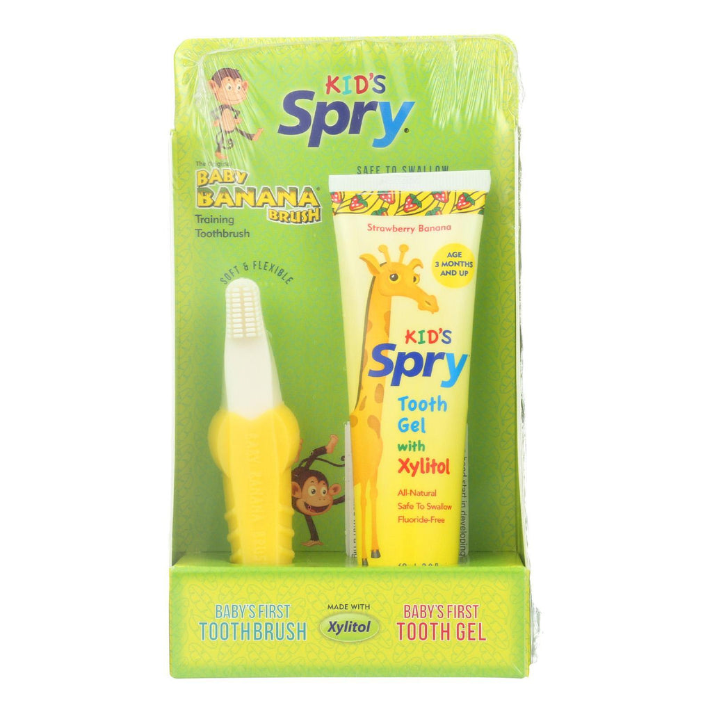 Spry Brush Kit - Kid's Baby Banana