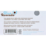 Blue Avocado Bag - Re-zip - Snack - Green - 2 Count