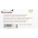 Blue Avocado Lunch Bag - Re-zip Seal - Green - 2 Pack