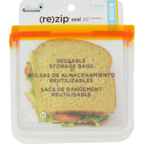 Blue Avocado Lunch Bag - Re-zip Seal - Orange - 2 Pack