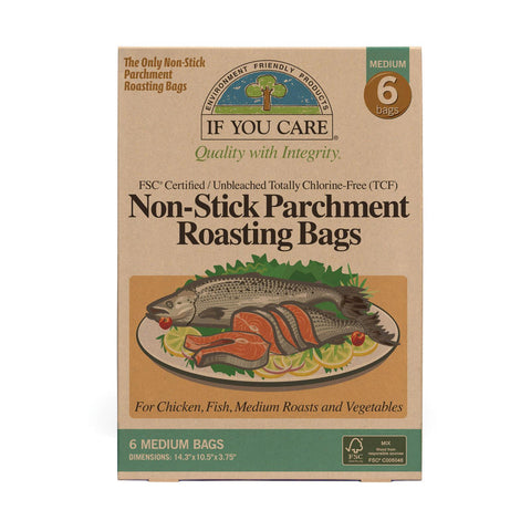 If You Care Parchment Bags - Non Stick - Medium - Case Of 8 - 6 Count