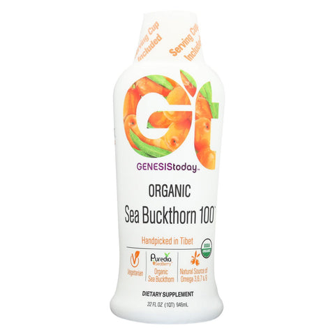 Genesis Today Sea Buckthorn 100 - Organic - 32 Fl Oz.