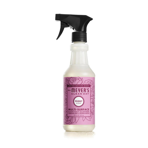 Mrs.meyers Clean Day Multi-surface Everyday Cleaner - Peony - Case Of 6 - 16 Fl Oz