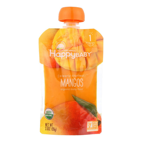 Happy Baby Happy Baby Clearly Crafted - Apples - Kale And Avocados - Case Of 16 - 3.5 Oz.